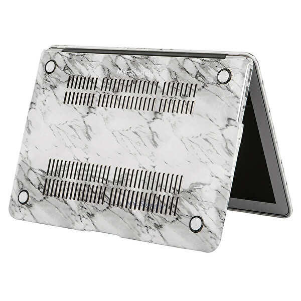 Marble G 10 Macbook Pro Kılıf 13inç M1-m2 A1706 A1708 A1989 A2159 A2251 A2289 A2338 Ile Uyumlu F.marble