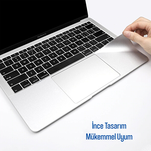 Gümüş Macbook Pro Sticker Touchpad Trackpad Koruyucu A1706 A1708 A1989 A2159 Ile Uyumlu
