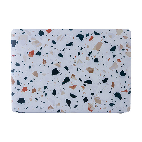 Gri Macbook Air Kılıf 13 Inç Terrazzonl (eski Usb'li Model 2010-2017) A1369 A1466 Ile Uyumlu