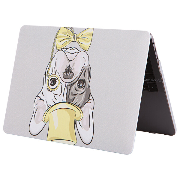 R-262 Macbook Pro Kılıf 15 Inç A1707 A1990 Ile Uyumlu Dog02nl