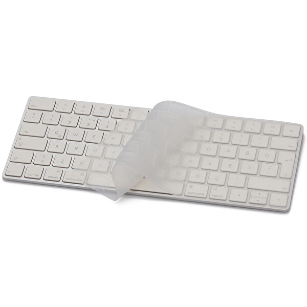 Şeffaf Apple Magic Keyboard 2 Ile Uyumlu Klavye Koruyucu A1644 Model Türkçe Baskı
