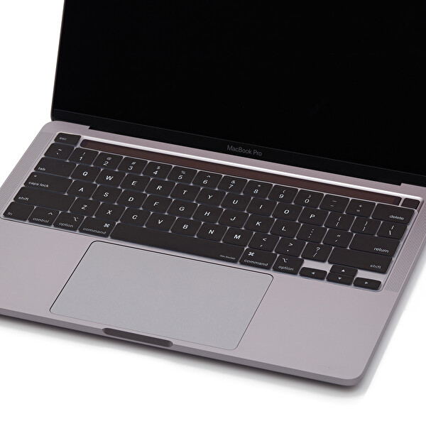 Şeffaf Macbook Pro Klavye Kılıfı 13inç M1-m2 Us(abd) İngilizce A2338 2289 2251 A2141 Uyumlu
