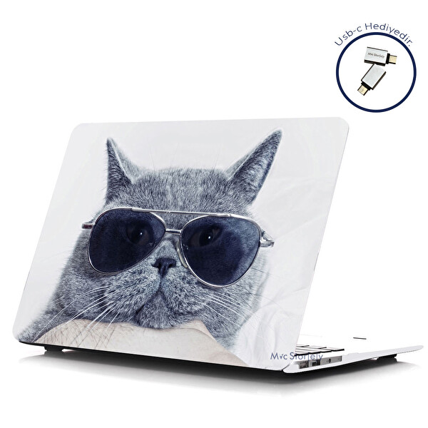 R-183 Macbook Pro Kılıf 15 Inç A1707 A1990 Ile Uyumlu Cat01nl