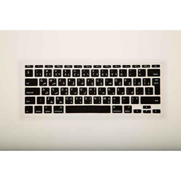 Siyah Arapça Klavye Macbook Air Kılıf 11 Inç Uk Enter Ile Uyumlu