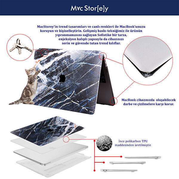 Ms-97 Macbook Pro Kılıf 13 Inç A1425 A1502 Ile Uyumlu 2012/2015 Ms97