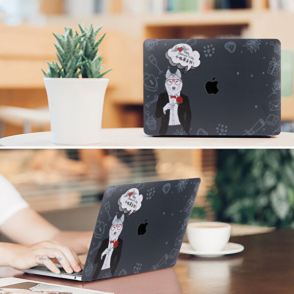 Dog 64 Macbook Air Kılıf 13 Inç A1369 A1466 Ile Uyumlu 2017 Yılı Öncesi Dog01