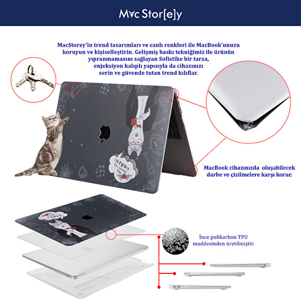 Dog 64 Macbook Air Kılıf 13 Inç A1369 A1466 Ile Uyumlu 2017 Yılı Öncesi Dog01