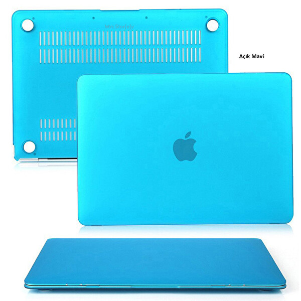 Siyah Macbook Pro Kılıf 13.3 Inç A1278 Ile Uyumlu 2008/2012 Yılı Mat