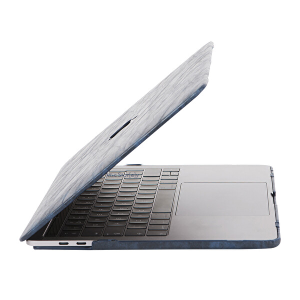 Lacivert Macbook Pro Kılıf 13inç M1-m2 A1706-08 A1989 A2159 A2251 A2289 A2338 Ile Uyumlu Leat01