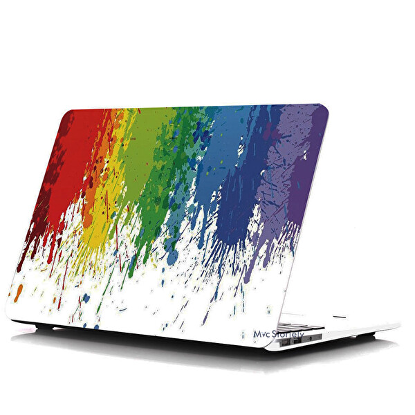 R-68 Macbook Air Kılıf 13 Inç Paint01nl (eski Usb'li Model 2010-2017) A1369 A1466 Ile Uyumlu