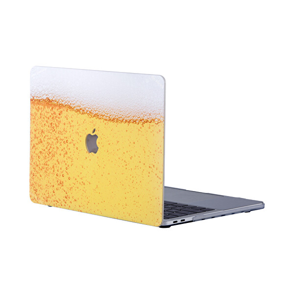 Sarı Macbook Air Kılıf 13 Inç Fizzy (eski Usb'li Model 2010-2017) A1369 A1466 Ile Uyumlu