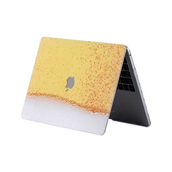 Sarı Macbook Air Kılıf 13 Inç Fizzy (eski Usb'li Model 2010-2017) A1369 A1466 Ile Uyumlu