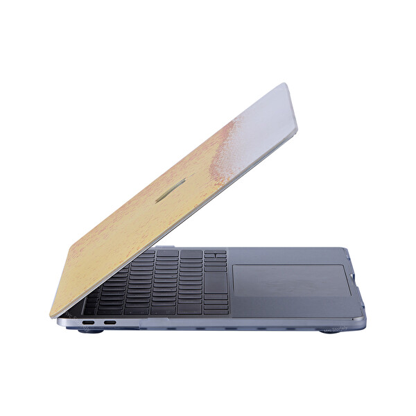 Sarı Macbook Air Kılıf 13 Inç Fizzy (eski Usb'li Model 2010-2017) A1369 A1466 Ile Uyumlu