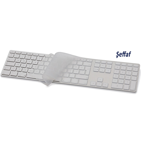 Şeffaf Apple Magic Keyboard Uyumlu Klavye Koruyucu A1243 Usb Kablolu Uk us İngilizce türkçe Baskı