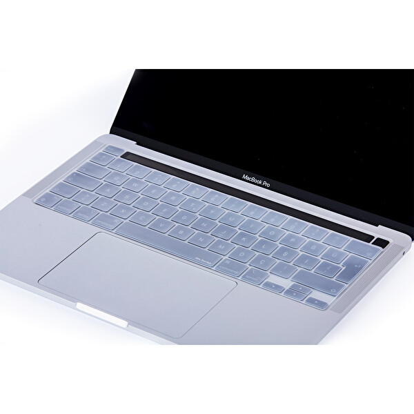 Şeffaf Macbook Pro Klavye Kılıfı 13inç M1-m2 Uk(eu) İngilizce A2338 2289 2251 A2141 Uyumlu