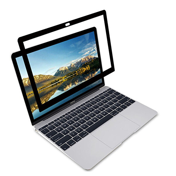 Şeffaf Ekran Koruyucu Laptop Macbook Pro 15inç A1707 A1990 Ile Uyumlu Çerçeveli Anti Glare