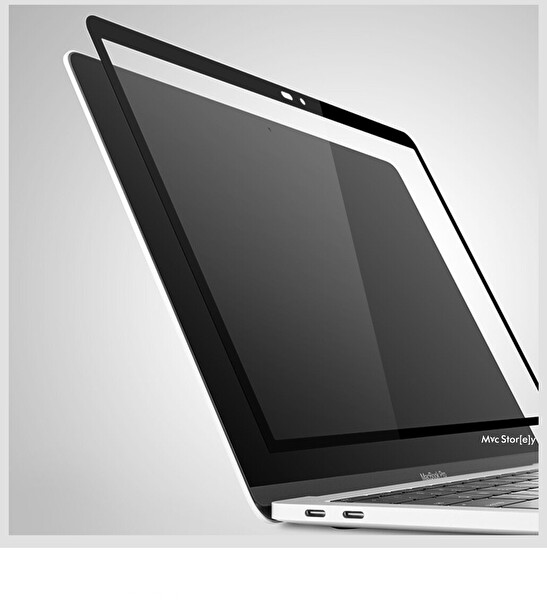 Şeffaf Ekran Koruyucu Laptop Macbook Pro 15inç A1707 A1990 Ile Uyumlu Çerçeveli Anti Glare