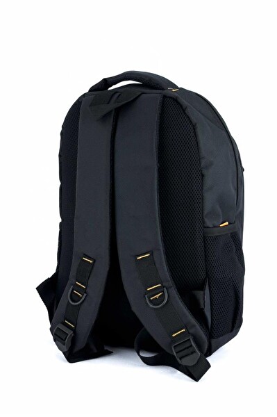 Be Your Trend 5151 Siyah-Turuncu 3 Bölmeli Sırt Çantası