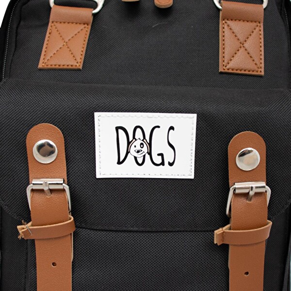 Biggdesign Dogs Usb Girişli Siyah Laptop Sırt Çantası