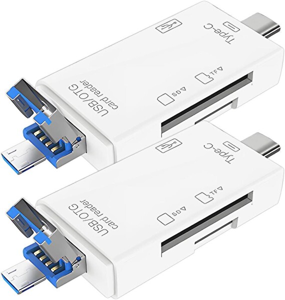 Torima YD-40 6 in 1 USB-OTG HUB Type-C Kart Okuyucu Adaptör