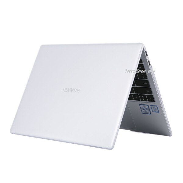 SyncCase Huawei Kılıf Huawei Matebook 14 (2021-2022-2023 Yılı) İle Uyumlu Kristal Parlak Kılıf İz Yapmaz Şeffaf