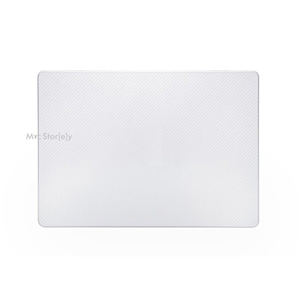 Macbook Air M1 Kılıf 13 inç Karbon Fiber (TouchID'li M1 Air) A2337 A2179 A1932 ile Uyumlu Şeffaf