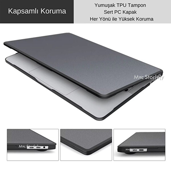 Macbook Pro 16.2 inç M1-M2-M3, TPU Outdoor (Touchbarsız 16.2