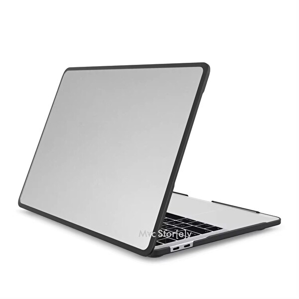 Macbook Pro 13inç M1-M2, TPU Outdoor A1706 A1708 A1989 A2159 A2251 A2289 A2338 ile Uyumlu Şeffaf