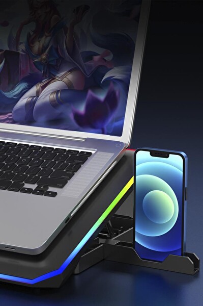 Torima CF-04 Ayarlanabilir Dizüstü Bilgisayar Rgb Soğutma Fanı Siyah