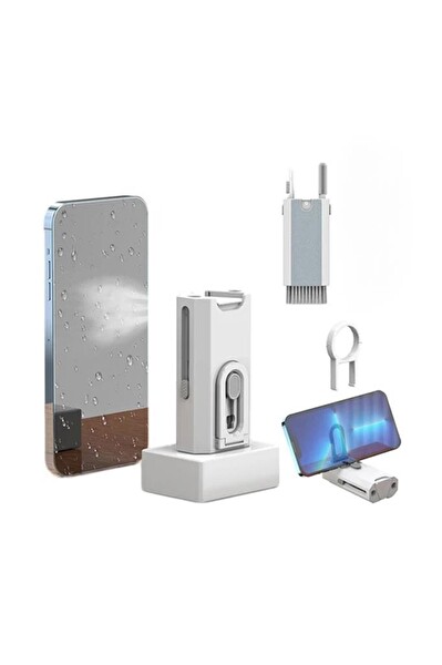 Torima MCB-01 Sprey Depolu 8in1 Bilgisayar Klavye Kulaklık Mouse Ekran Telefon Temizleme Fırça Seti