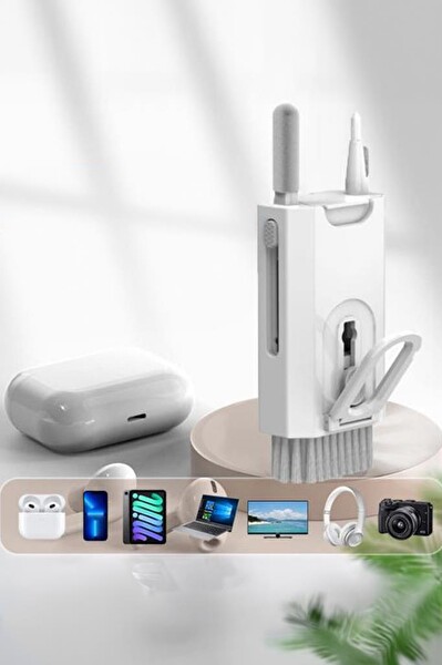 Torima MCB-01 Sprey Depolu 8in1 Bilgisayar Klavye Kulaklık Mouse Ekran Telefon Temizleme Fırça Seti