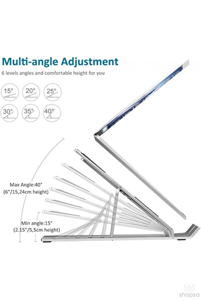 Zuidid Katlanır Alüminyum Notebook Standı