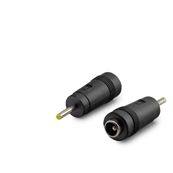 Evimdeyokyok HDX1338 5.5x2.5 (M) To 2.3x0.7 (F) 10Lu Paket Siyah Notebook Adaptör Ucu Çevirici