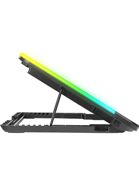 Rampage SIXPOWER R9 6 Fan RGB Işıklı Telefon Tutuculu Notebook Soğutucu