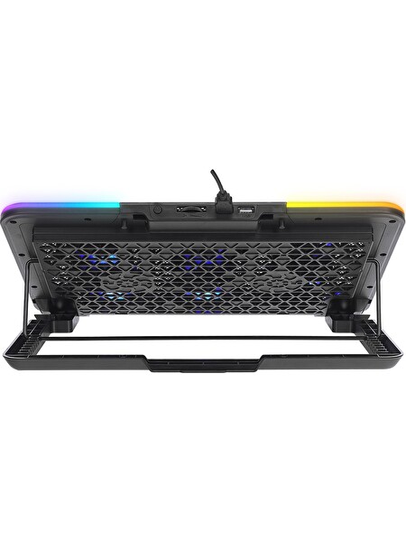 Rampage SIXPOWER R9 6 Fan RGB Işıklı Telefon Tutuculu Notebook Soğutucu