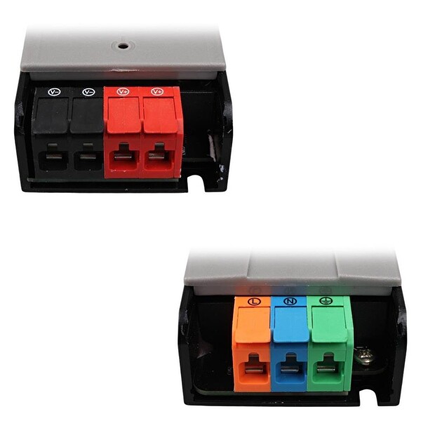 PowerMaster PM-26841 12Volt 20Amper 240Watt Slim Metal Kasa Adaptör Voltaj Göstergeli 238x51x30mm