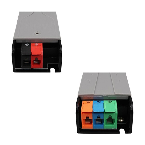 PowerMaster PM-26837 12Volt 3Amper Slim Metal Kasa Adaptör Voltaj Göstergeli 128x42x27mm