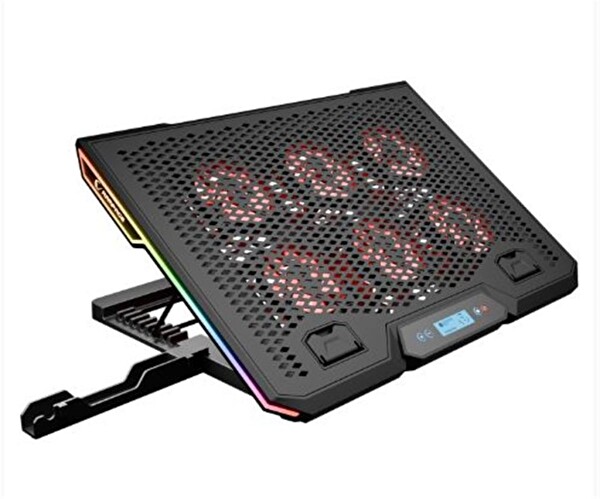 Rampage Blizzard R7 RGB Işıklı 6 Fanlı LCD Ekranlı 2 Usb Soketli 13-15.6