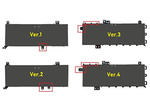İnfostar Asus D509-R515-F412-X409-X412-X415 Batarya ile Uyumlu Pil - (Ver.2)