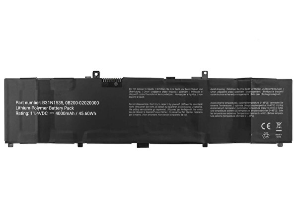 İnfostar Asus 0B200-02020000 ZenBook UX310 Batarya ile Uyumlu Pil B31N1535