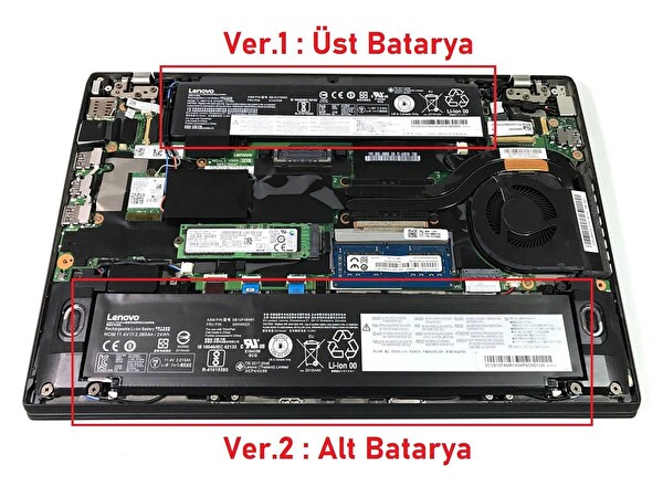 İnfostar Lenovo ThinkPad E450C Uyumlu Notebook Bataryası Pili - Ver.2 (Alt)