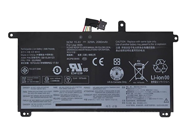 İnfostar Lenovo 01AV493 Uyumlu Notebook Bataryası Pili - Dahili (İç)
