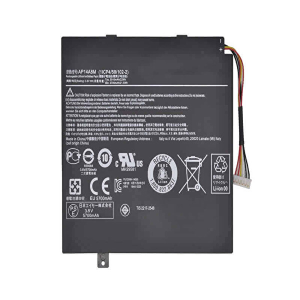 İnfostar Acer Aspire SW5-012 Uyumlu Notebook Bataryası Pili
