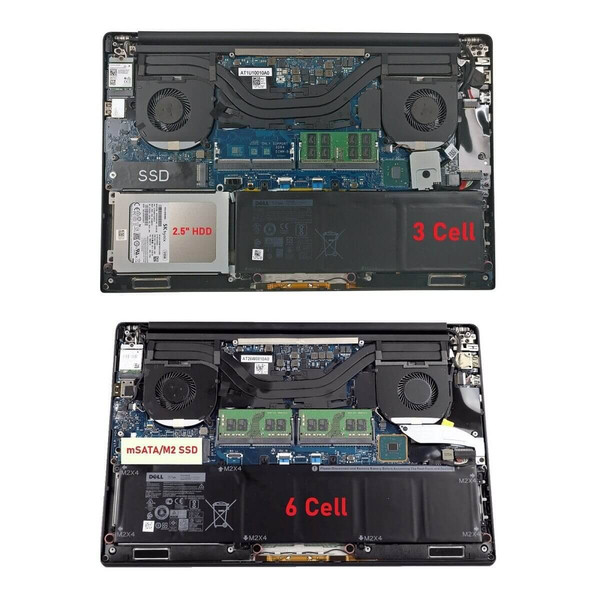 İnfostar Dell Vostro 7500 Versiyon P102F-P102F003 Batarya ile Uyumlu Pil3 CELL