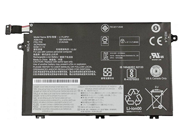 İnfostar Lenovo ile Uyumlu ThinkPad E490 Batarya Pil