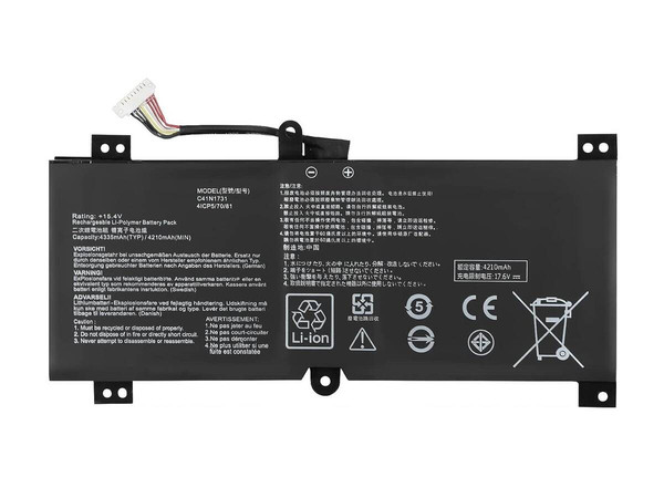 İnfostar Asus C41N1731 ile Uyumlu Notebook Bataryası Pili - Ver.1