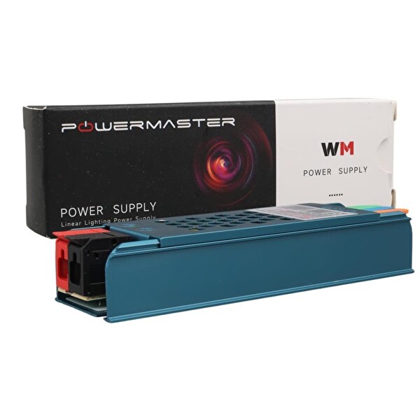 Powermaster PM-26827 12Volt 3Amper 36Watt Slim Metal Kasa Adaptör 116x35x23 MM