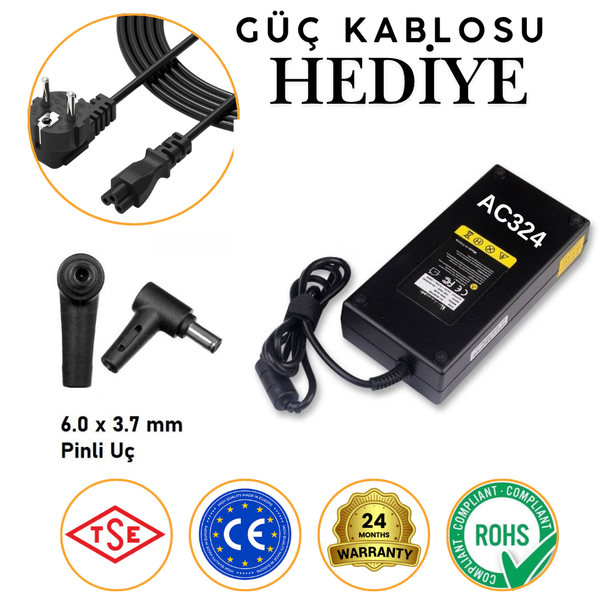 İnfostar Asus 0A001-00262300-0A001-00081500 ile Uyumlu Adaptör-Şarj Aleti Cihazı