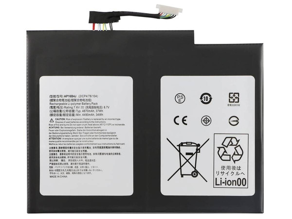 İnfostar Acer Aspire SA5-271-SA5-271P-AP16B4J ile Uyumlu Notebook Bataryası Pili