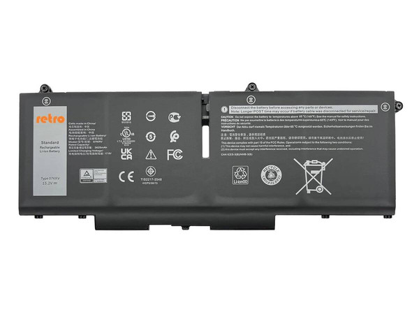 İnfostar Dell Latitude 15 7530 ile Uyumlu Notebook Bataryası Pili - Ver.1 - 4 Cell